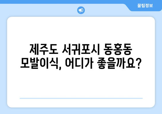 제주도 서귀포시 동홍동 모발이식 추천 병원 & 가격 비교 | 후기, 이벤트, 할인 정보