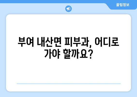 충청남도 부여군 내산면 피부과 추천| 꼼꼼하게 비교하고 선택하세요! | 피부과, 진료, 내과, 치료, 병원, 의료, 건강