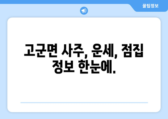 전라남도 진도군 고군면 사주| 나의 운명을 알아보는 곳 | 진도군, 고군면, 사주, 운세, 점집, 신점