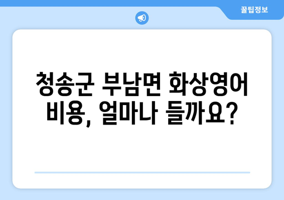 경상북도 청송군 부남면 화상 영어 비용| 학생, 직장인 맞춤 정보 | 화상영어, 비용, 추천, 후기